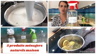 //5 PRODUITS MÉNAGERS NATURELS MAISON//CONSEILS//RECETTES//ASTUCES🌸 CRÉANATH PASSION 🌸