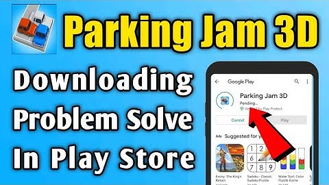 Parking Jam 3D Game Download Problem Solve In Play Store | iPhone | Not Install | Pending