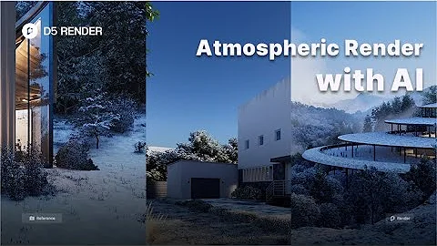 One-Click AI Archviz of Realistic 3D Environments | AI Atmosphere Match