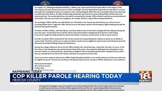 Cop Killer Parole Hearing Today