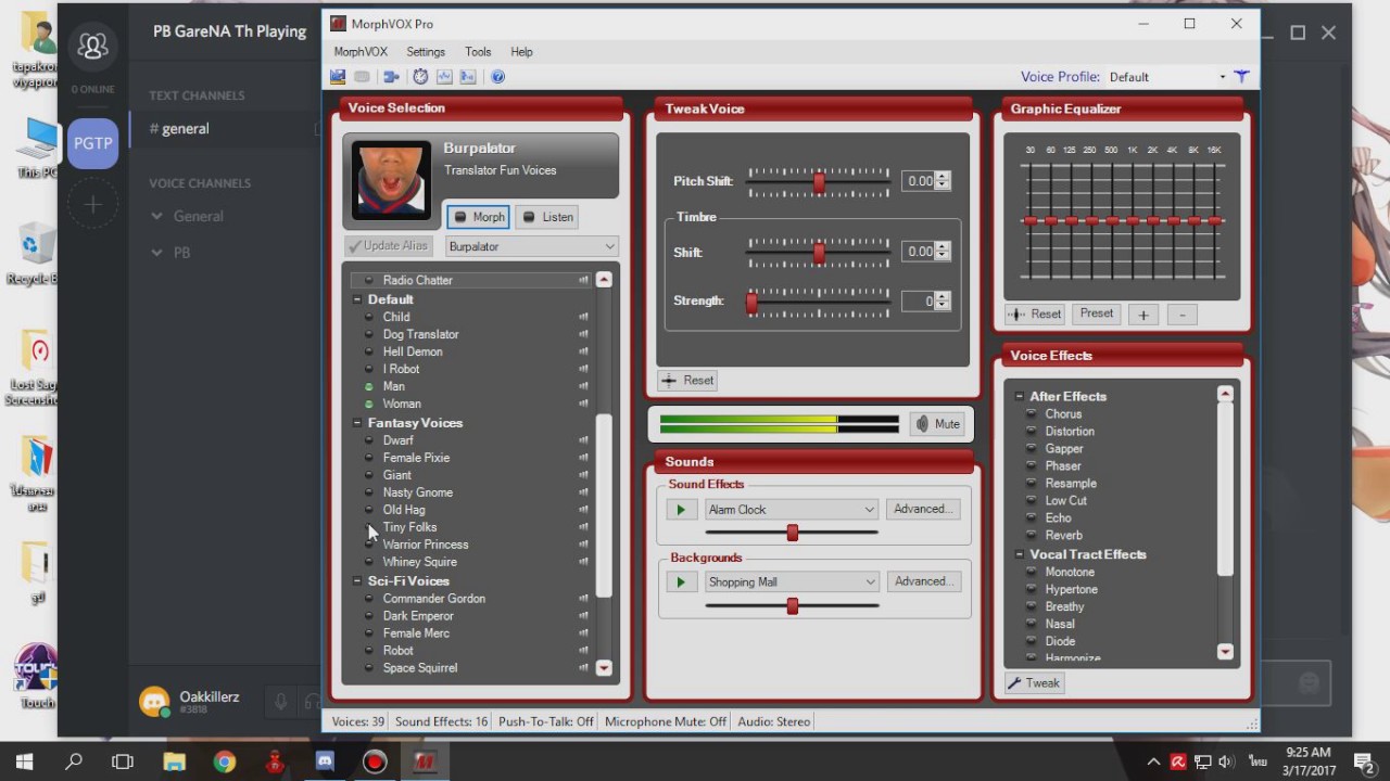 สอนใช้โปรแกรมแปลงเสียง [Morph VOX] กับ Discord