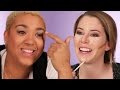 Women Try The No-Mirror Makeup Challenge