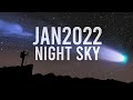 What's in the Night Sky January 2022 #WITNS | Comet Leonard | Quadrantid Meteor Shower