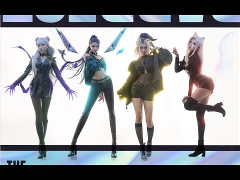 【League Of Legends】K/DA Ft. (G)I-DLE, Bea Miller, Wolftyla -「THE BADDEST」 Cosplay Dance Cover