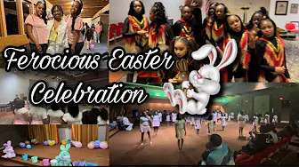 Ferocious Dance Team Easter Celebration | Dance performance |Easter egg hunt | games!!