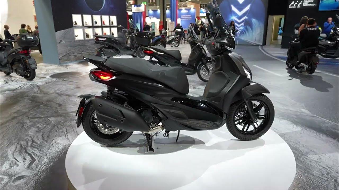 2024 PIAGGIO Beverly scooter black color YouTube