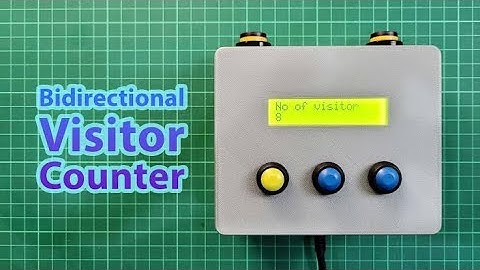 VISITOR COUNTER USING IC 4026 & 7 SEGMENT - part1