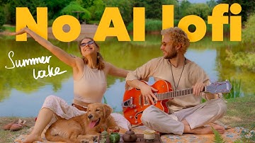 Human-Made Lo-Fi music in Dreamy Park with Playful Pup & Little Ducks (No AI Lofi)