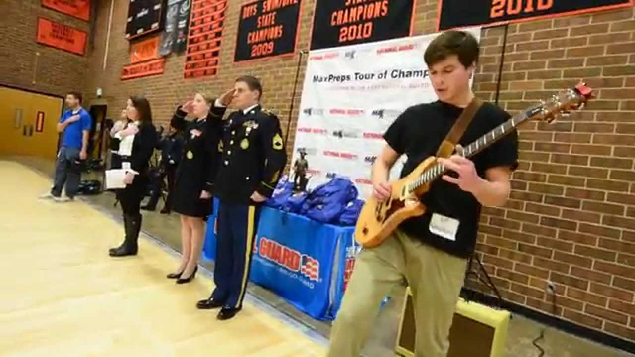 Star Spangled Banner Electric Guitar Ryan Wagner YouTube
