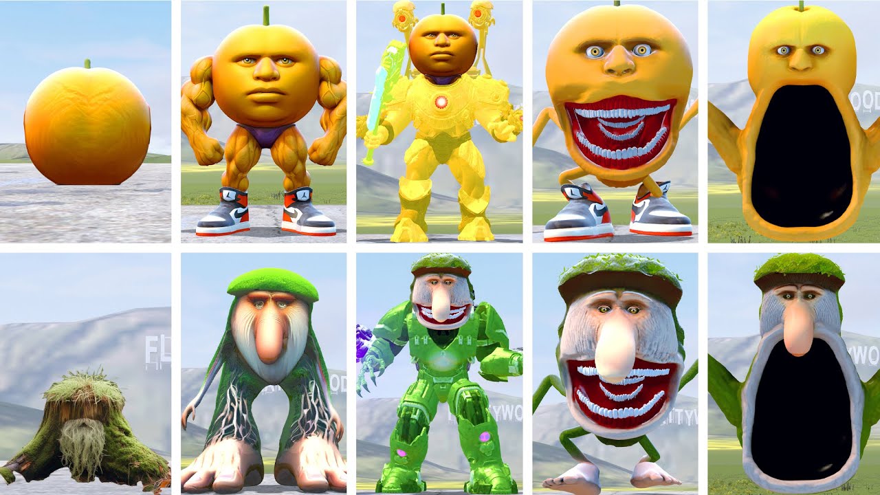 EVOLUTION OF ALL ODINDINDUN VS BRR BRR PATAPIM POPPY PLAYTIME CHAPTER 4 in Garry's Mod