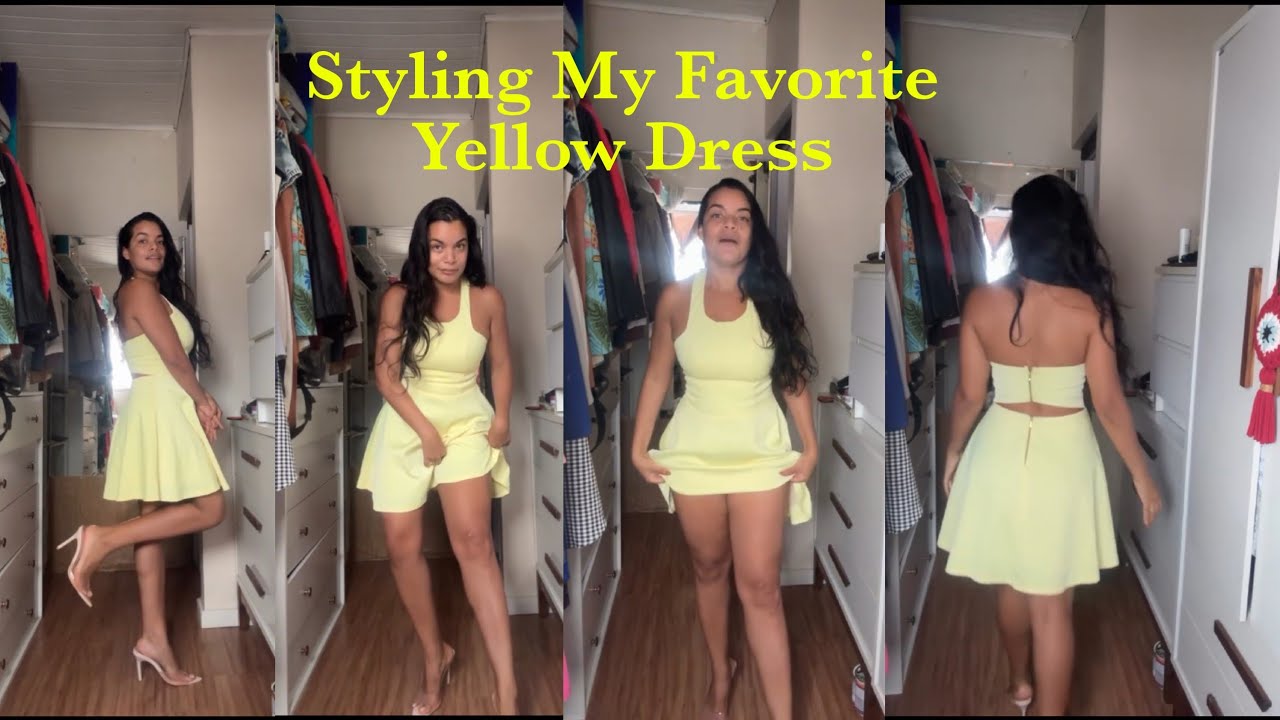 Styling My Favorite Yellow Dress | Fitness Progress Update ✨ 