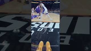 #drayamichele front row energy boots on the floor, eyes on the game. #nba