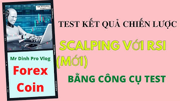 Test kết quả chiến lược Scalping với RSI mới bằng công cụ test