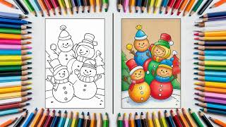 Christmas Cookie Coloring Pages: Sweet Holiday Fun! 🍪🎄