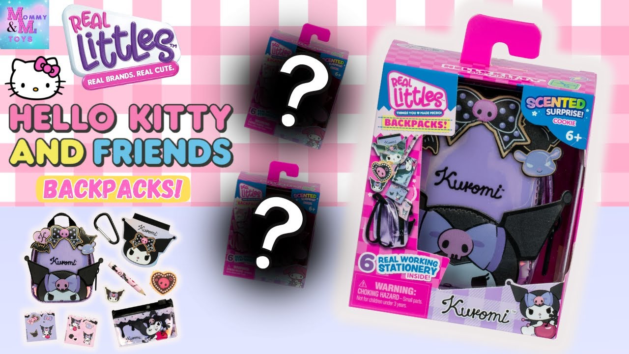 (OUT NOW!) Hello Kitty and Friends Real Littles Scented Backpacks Unboxing!