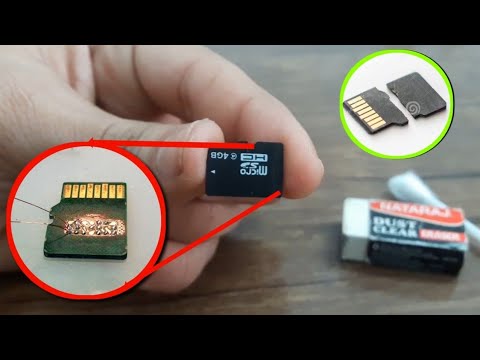 repair broken memory card | crack memory card recovery | corrupted data  recover - YouTube