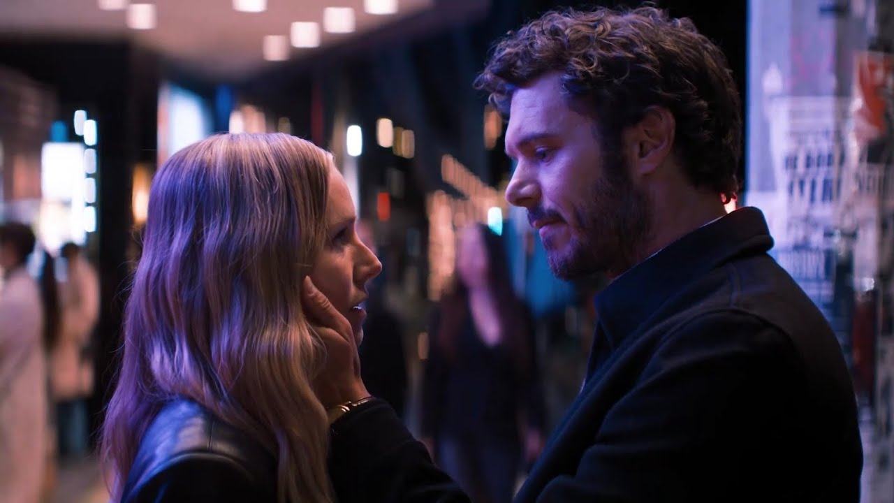 Adam Brody and Kristen Bell's first kiss in Nobody Wants This