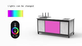Tking·folding buffet station