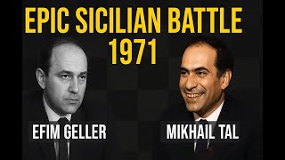 Mikhail Tal’s Brilliant Attack vs Efim Geller | USSR 1971