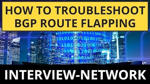 How To Troubleshoot BGP Route Flap Issue | BGP Scenario question answer #cisco #networkengineer