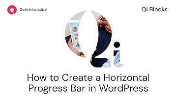 Create a Horizontal Progress Bar Using Qi Blocks for Gutenberg in WordPress
