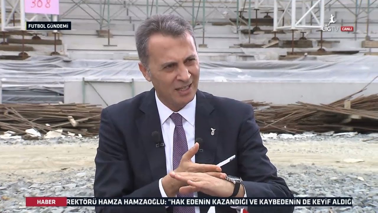 Başkan Fikret Orman Vodafone Arena Stadı ve Çatı İnşaatı Hakkında Önemli Açıklamalarda Bulundu