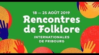 RFI - Closing ceremony of 45  Rencontres de Folklore Internationales Fribourg Suisse