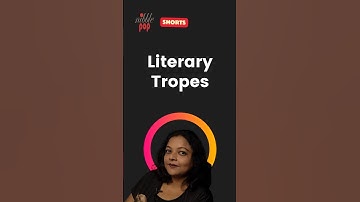 What are Literary Tropes? Quick Explanation in 3 Minutes | YouTube Shorts 🎭 #monamimukherjee