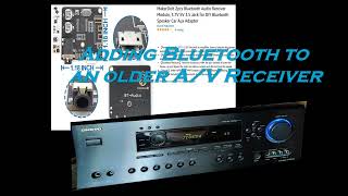 Bluetooth Upgrade of my Onkyo A/V Receiver