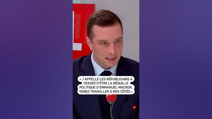 Jordan Bardella: "I call on the Republicans to stop being Macron's political crutch"