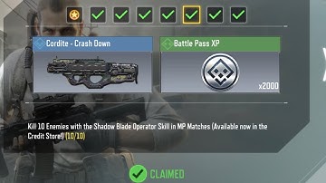 Kill 10 Enemies with SHADOW BLADE 🗡 OPERATOR Skill in MP Matches - Call Of Duty Mobile Season 4