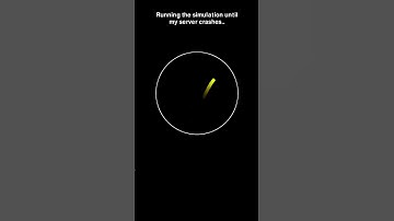 Ball bouncing simulation #adhd #music #code #space #python #physics #simulations #memes #science