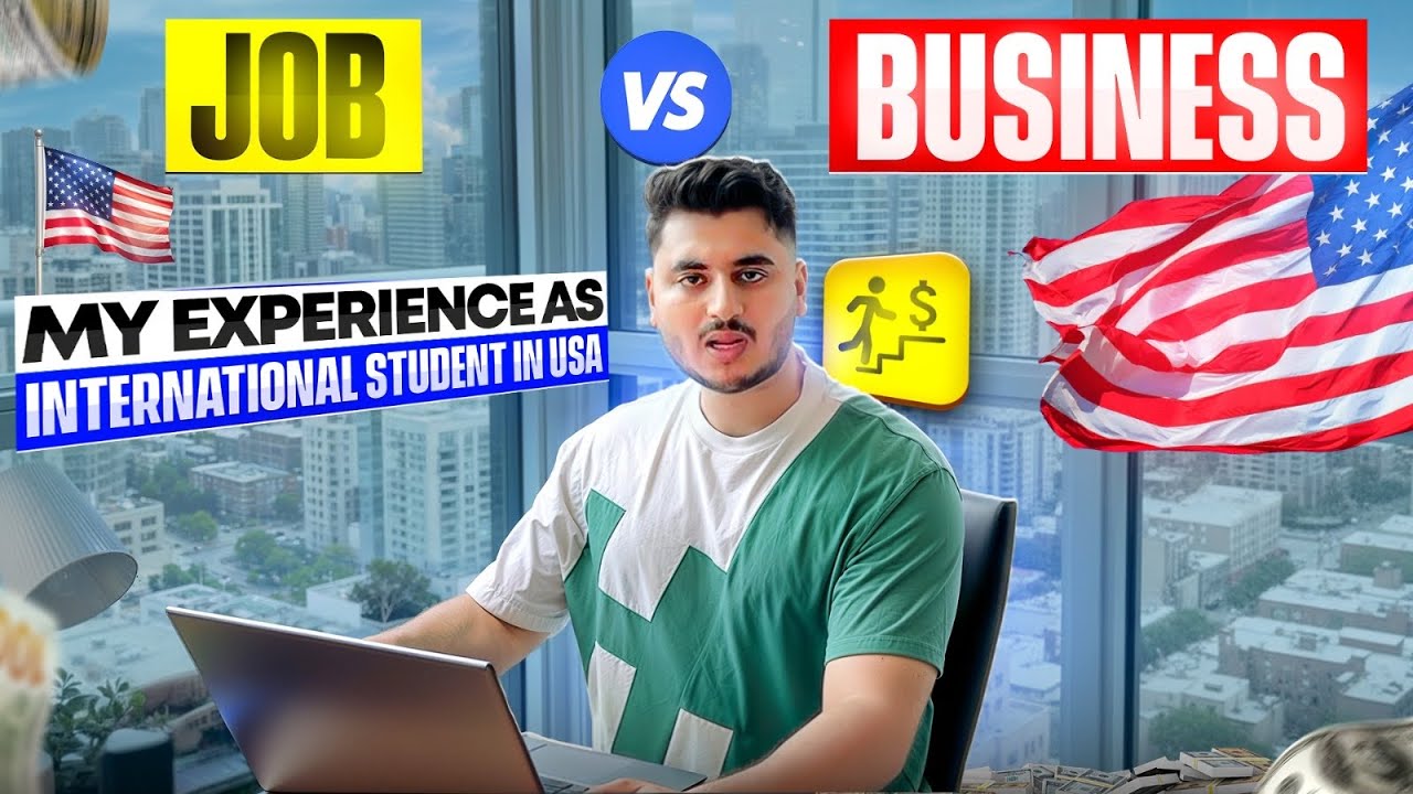 JOB VS Business 💸  in USA My 5 Years Experience in America 🇺🇸 As International Student | Full Truth 