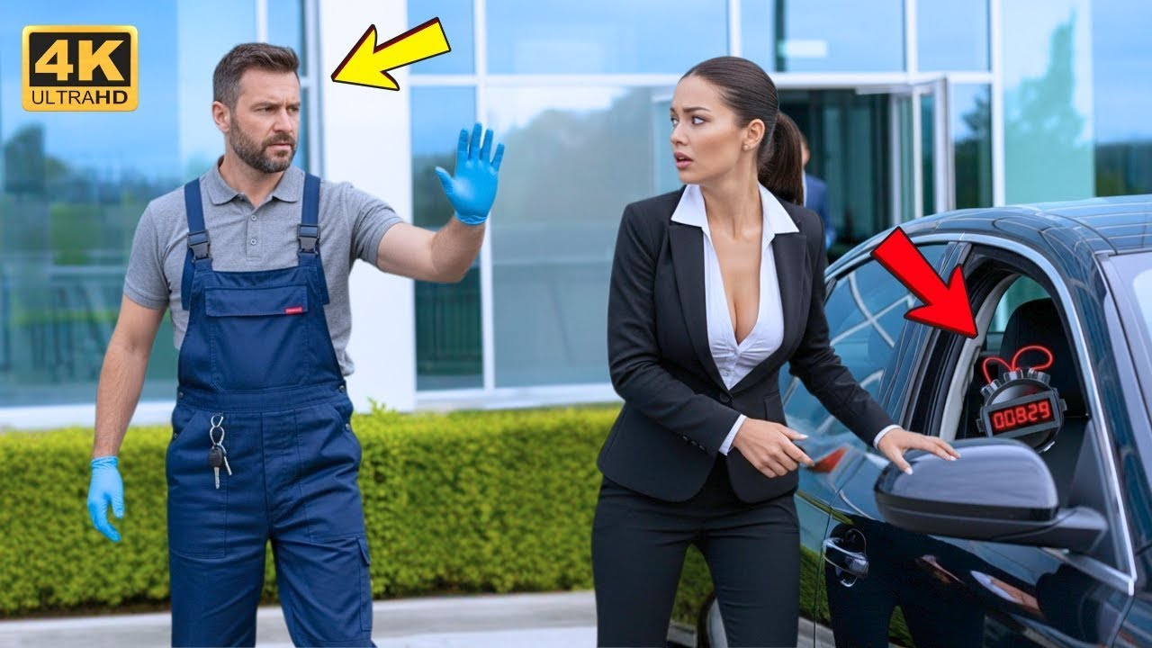 Single Dad Janitor Yelled ‘Don’t Get in the Car!’ — Seconds Later, the CEO Realized Why