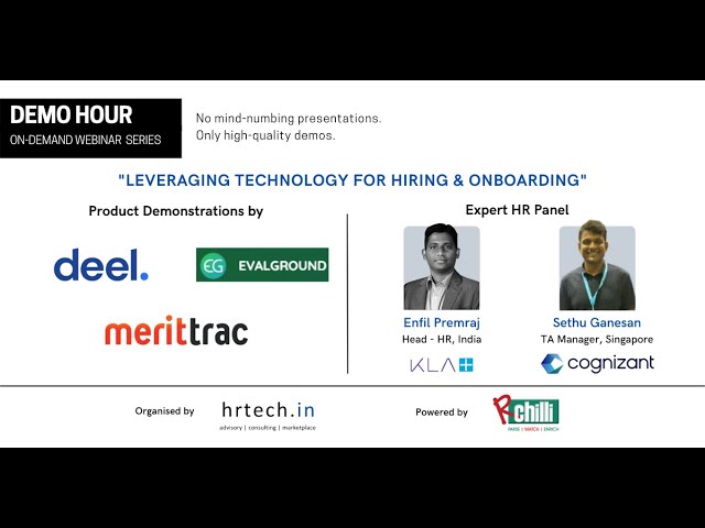 DEMO HOUR: Leveraging Tech for Hiring & Onboarding | Deel | Evalground |  Merittrac