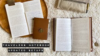How I’m using my traveler’s notebooks (updated) ✸ planner, journal & commonplace book setups