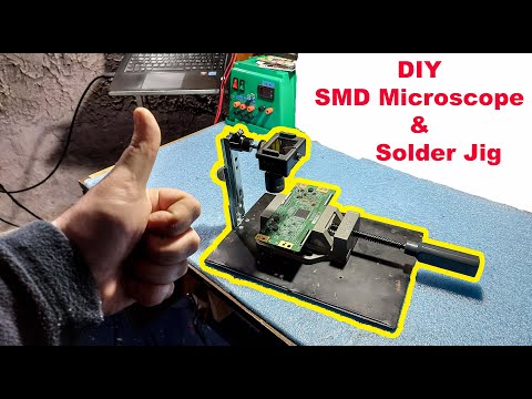 DIY SMD Microscope And PCB Holder /Jig