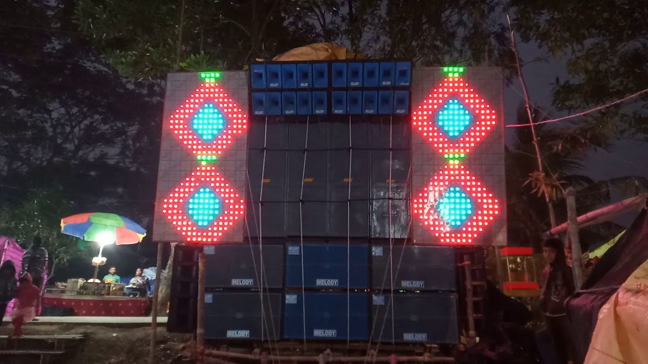 Melody sound & lighting system decoration at patna 7star club on