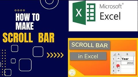 Simplify Excel with a Scroll Bar| Excel Tips and Tricks Unveiled! #exceltips #exceltricks #scrollbar