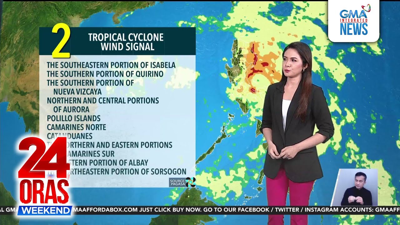 Sunod na landfall ng Bagyong Ramil, asahan sa mga susunod na oras | 24 Oras Weekend