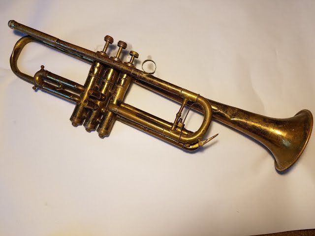 トランペット　THE INDIANA MARTIN BAND INST. CO. 1925 Martin Handcraft Dansant demo - YouTube