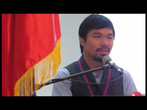 Pacquiao tells cops: Read the bible and be with God