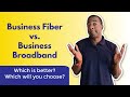 Business Fiber vs. Business Broadband ~ Which Internet Service is Better?