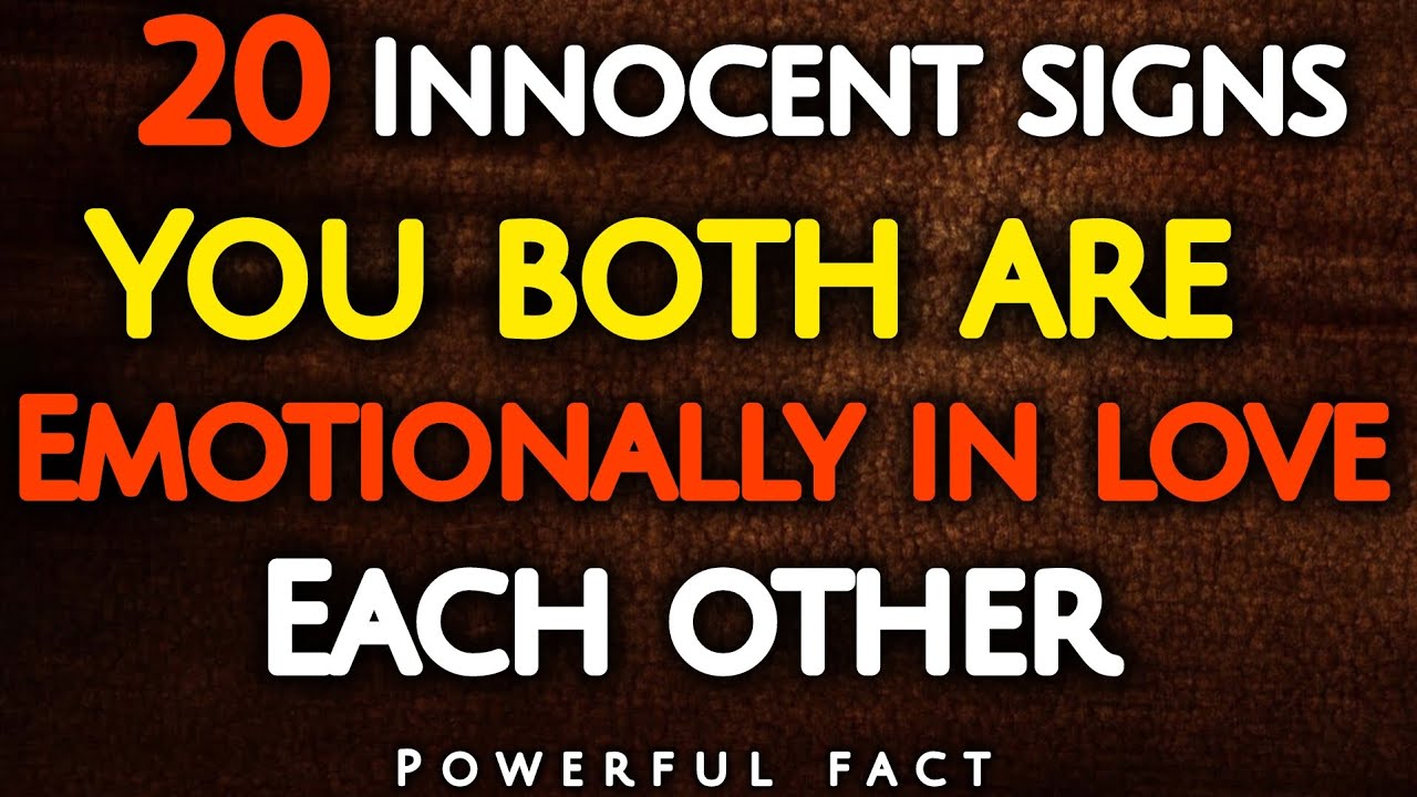 20 signs you both are emotionally in love with each other🧠 ! Psychology fact about love ! 