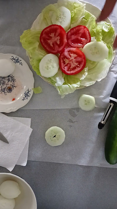 1960s/70s Salad plate classic #cookingshorts #talkshow #saladrecipe #1960s #1970s