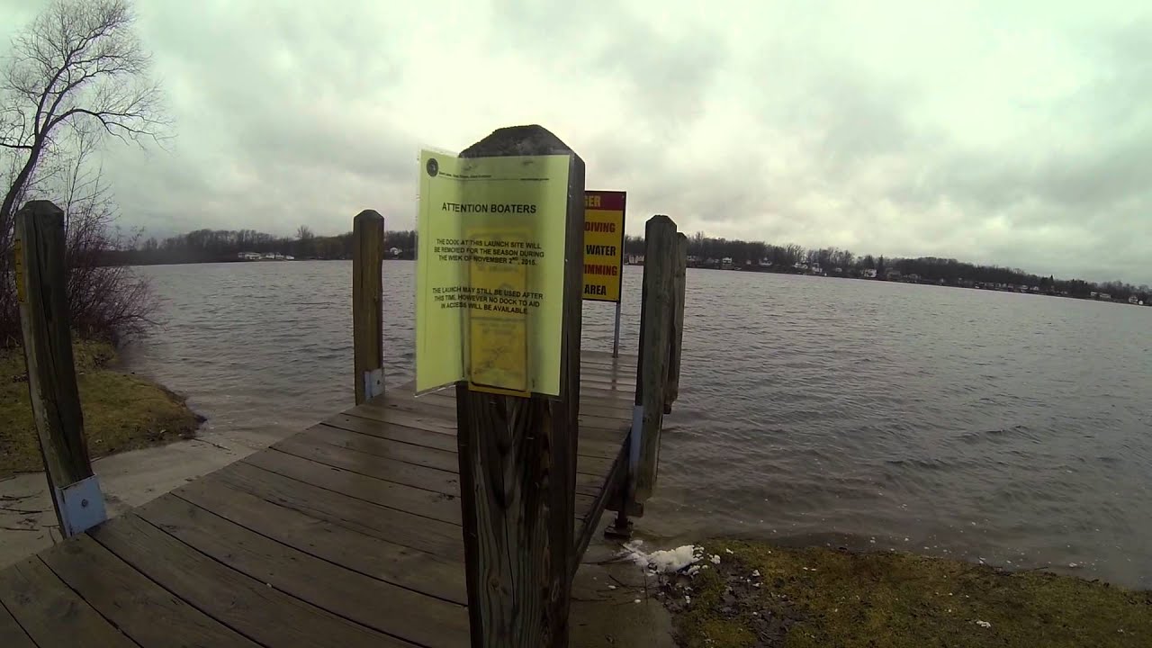 GOPR0 On the go at Hardwood Lake Ogemaw County! Ice gone snow moving on