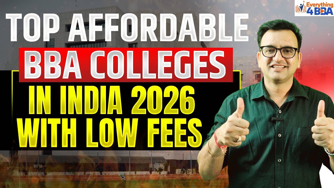 Top Affordable BBA Colleges In India | Low Fees + Good Placement 😱 Must ...