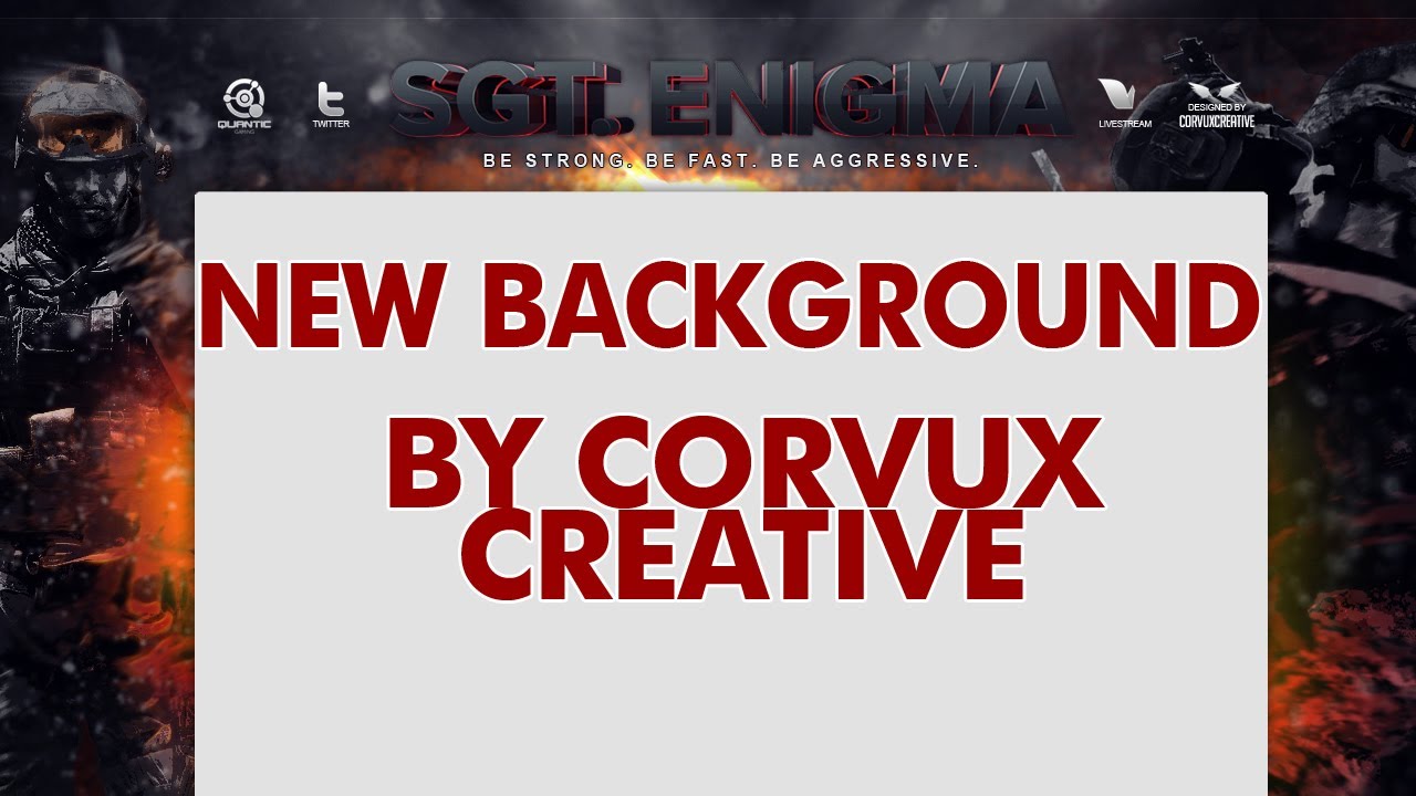 Enigma's New Background | Progressive Speed Art by CorvuxCreative