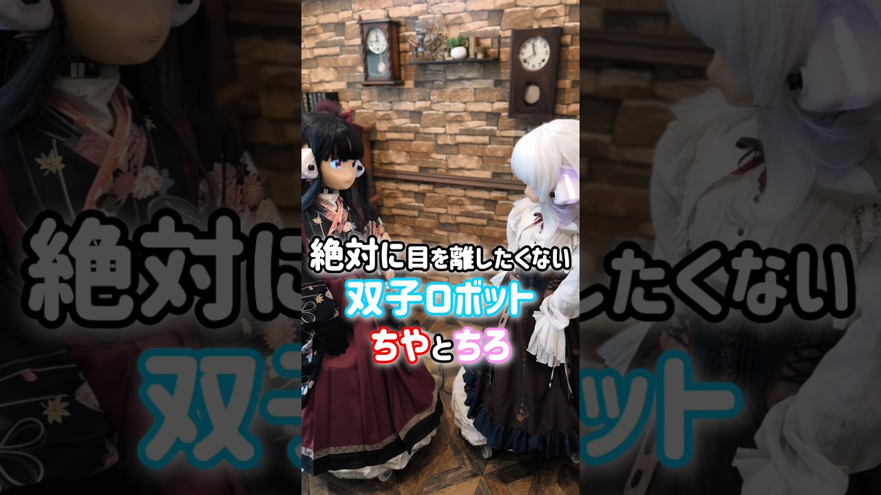 絶対に目を離したくない 双子のメイドロボちろとちや