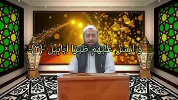 105) সূরা আল্‌ ফীল سورة الفيل surah Al Fil Chapter of the Elephant বাংলা অনুবাদ